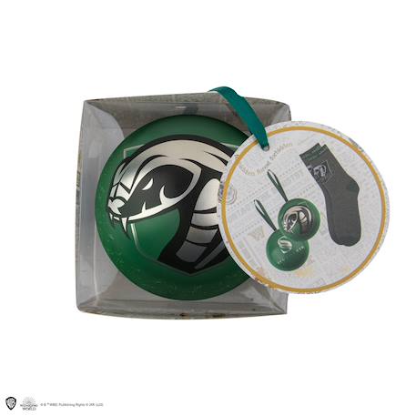 Capsule de noël avec boule de noël et chaussettes serpentard - harry potter Green 6 - vertbaudet enfant 
