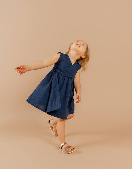 Robe portefeuille mousseline de coton Blue 3 - vertbaudet enfant 