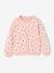 Sweat fille col rond écru+ivoire+rose pâle+taupe 7 - vertbaudet enfant 