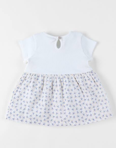 Robe bi-matière White 5 - vertbaudet enfant 