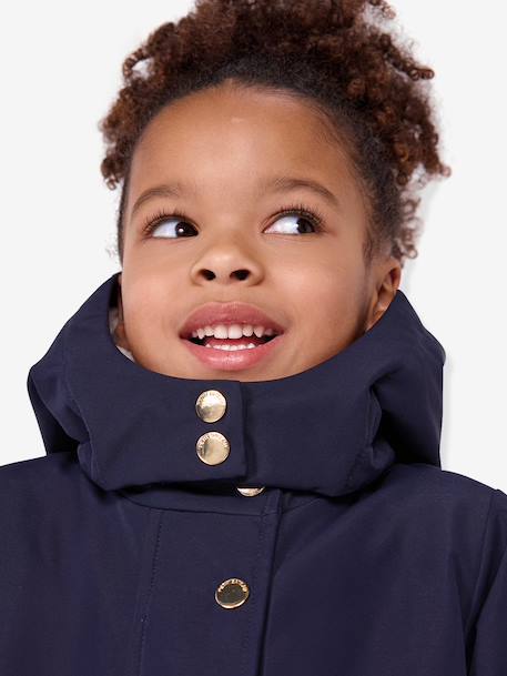 Parka mi-longue marine 3 - vertbaudet enfant 