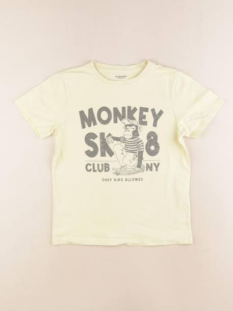 Tee-shirt - 10 ans Jaune 1 - vertbaudet enfant 