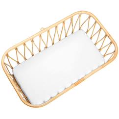 Drap housse berceau en gaze de coton à carreaux  - vertbaudet enfant