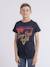 T-shirt col rond pur coton noclark garçon Blue 1 - vertbaudet enfant 