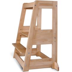 Puériculture-Chaise haute, réhausseur-Tour d'apprentissage et d'observation felix montessori double
