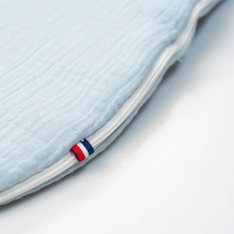 Gigoteuse sans manches en gaze de coton jeanne Beige+Blanc+Blanc à pois or+Bleu+Camel+Écru+Gris+Terracotta+Vert de gris+Vieux rose 12 - vertbaudet enfant 