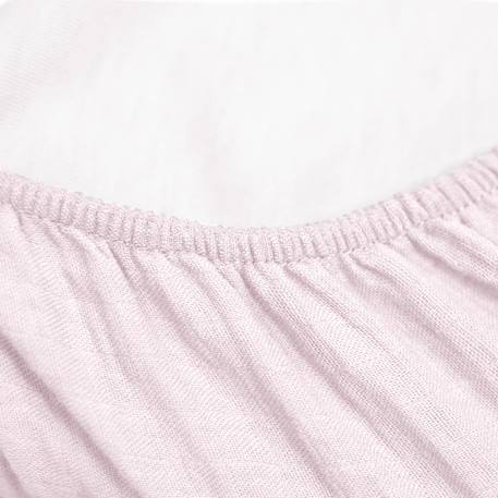 Drap housse berceau en gaze de coton à carreaux Beige+Blanc+Bleu ciel+Rose 13 - vertbaudet enfant 