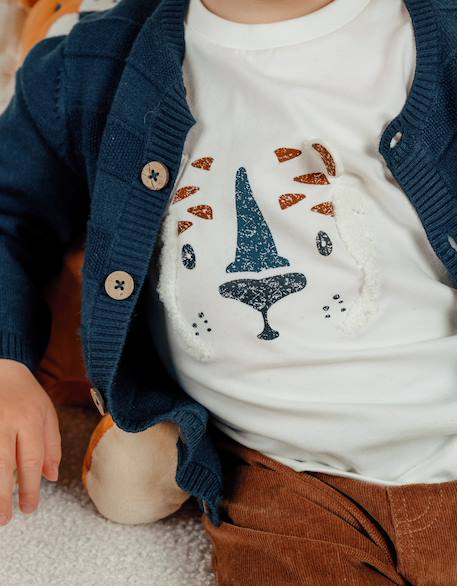 Cardigan en tricot navy Blue 4 - vertbaudet enfant 