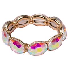 -Bracelet à pierres scintillantes