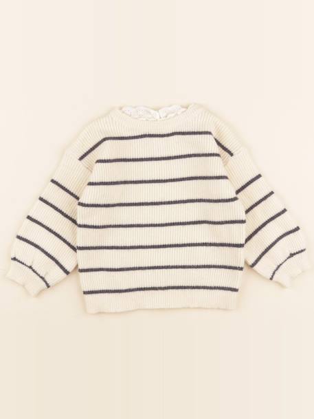 Pull - 18 mois Beige, bleu 1 - vertbaudet enfant 