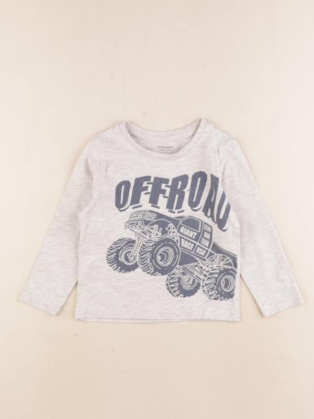 Tee-shirt - 3 ans Gris 1 - vertbaudet enfant 