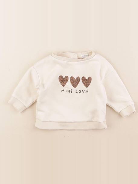 Sweat - 6 mois Beige 1 - vertbaudet enfant 