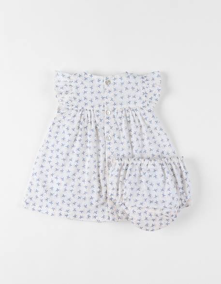 Robe avec bloomer voile de coton White 5 - vertbaudet enfant 
