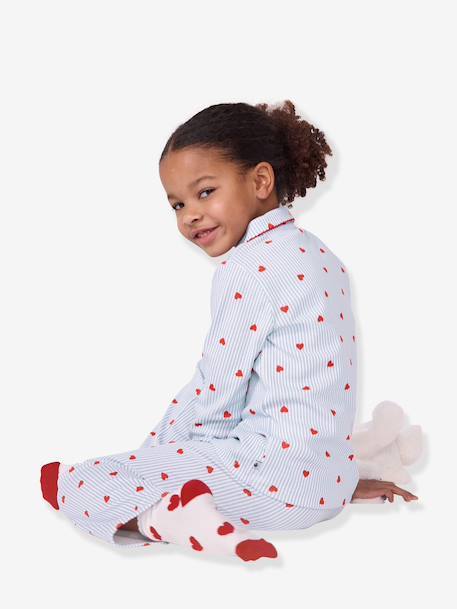 Pyjama boutonné enfant bleu clair 3 - vertbaudet enfant 