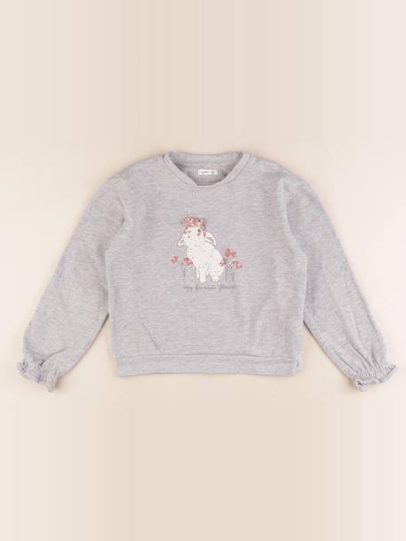 Sweat - 8 ans Gris 1 - vertbaudet enfant 