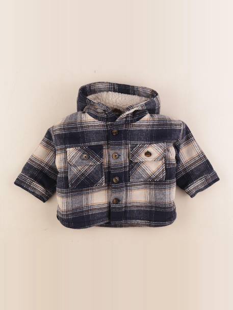 Veste - 6 mois Beige, bleu 1 - vertbaudet enfant 