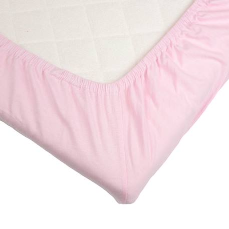 Drap housse oeko-tex® standard 100 #ece7d8+#f2dddb+Blue+Brown+Green+Grey+Orange+Pink 6 - vertbaudet enfant 