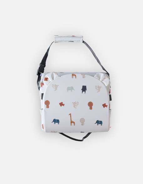 Réhausseur de chaise imperméable Beige, blanc+Blanc imprimé+Bleu, blanc+Marron+Rose 8 - vertbaudet enfant 