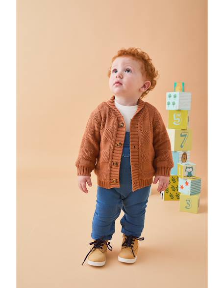 Mantelet en tricot Brown 2 - vertbaudet enfant 