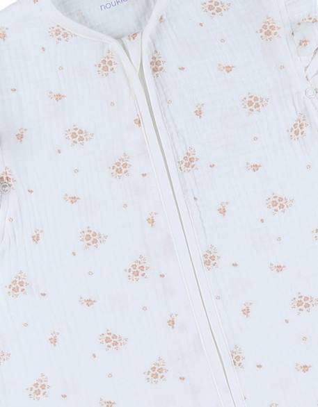Gigoteuse en mousseline de coton bio Blanc+Blanc, rose 12 - vertbaudet enfant 