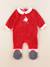 Pyjama velours - 0 mois Rouge 1 - vertbaudet enfant 