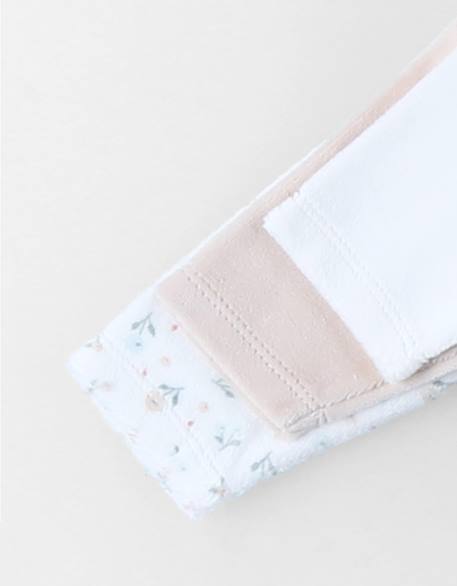 Lot de 3 dors-bien en velours White 4 - vertbaudet enfant 
