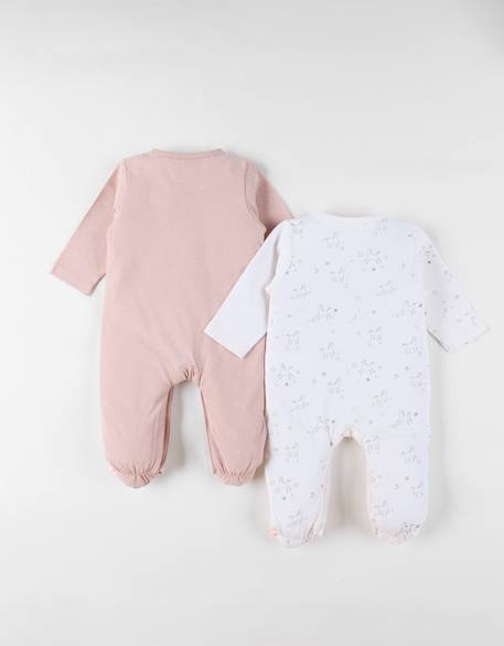 Lot de 2 pyjamas bébé jersey Pink 4 - vertbaudet enfant 