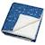 Grand plaid couverture réversible en minky new york Écru 2 - vertbaudet enfant 