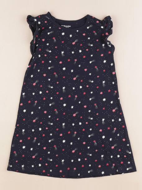 Chemise de nuit coton - 4 ans Bleu 1 - vertbaudet enfant 