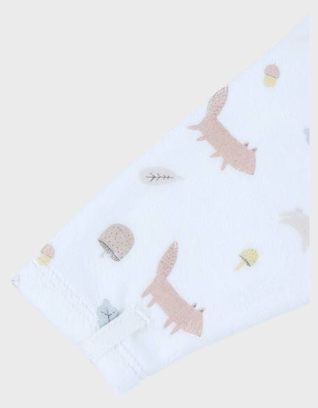 Pyjama bébé en velours à motifs White 6 - vertbaudet enfant 