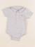 Body à col - 6 mois Gris 1 - vertbaudet enfant 