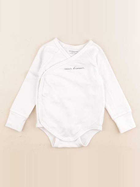 Body - 12 mois Blanc 1 - vertbaudet enfant 