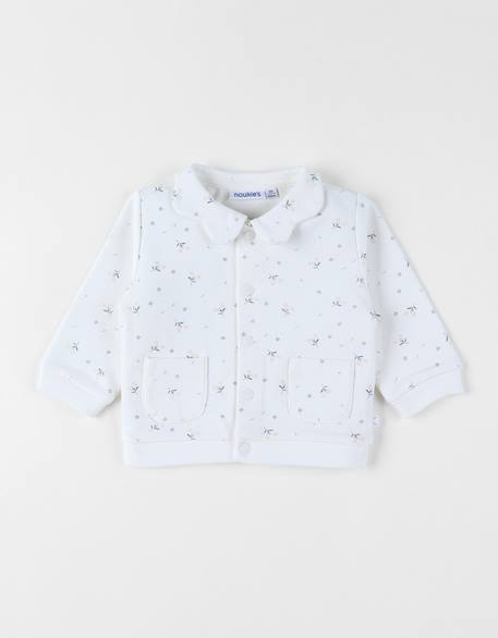 Bébé-Pull, gilet, sweat-Gilet-Cardigan coton