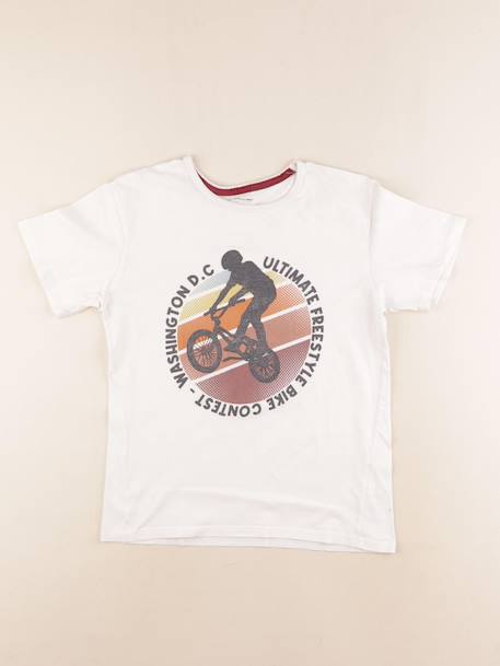 Tee-shirt - 12 ans Beige 1 - vertbaudet enfant 