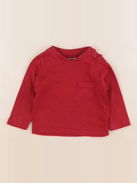 Tee-shirt - 6 mois Rouge 1 - vertbaudet enfant 