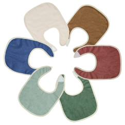 Puériculture-Repas-Lot de 6 bavoirs bébé