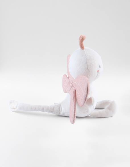 Peluche small louli en veloudoux® Rose, écru 3 - vertbaudet enfant 