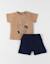 Ensemble t-shirt avec short coton Blue 1 - vertbaudet enfant 