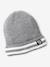 Ensemble garçon bonnet, snood et gants bleu nuit+gris chiné 9 - vertbaudet enfant 