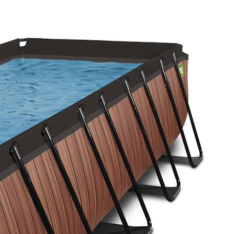 Piscine 400x200x122cm avec pompe filtrante à sable Marron 4 - vertbaudet enfant 