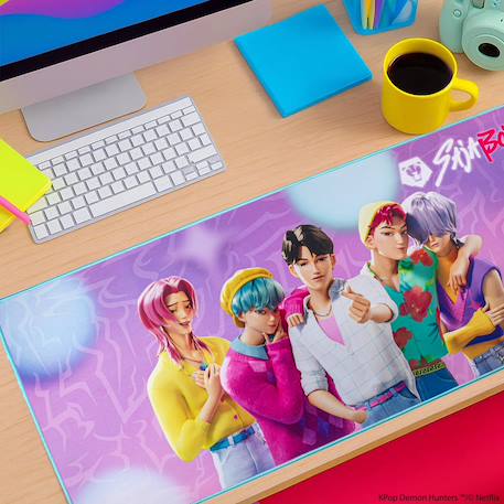 Tapis de bureau saja boys - kpop demon hunters Multi-coloured 2 - vertbaudet enfant 