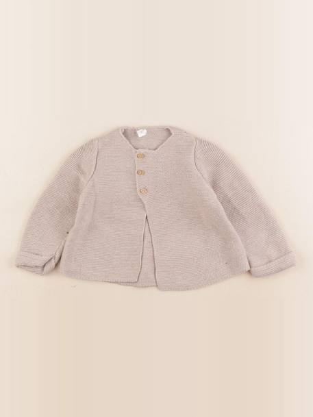 Gilet - 12 mois Marron 1 - vertbaudet enfant 