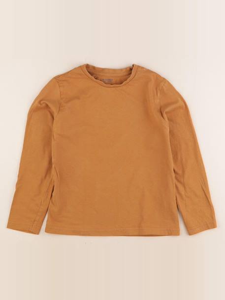 Tee-shirt - 8 ans Marron 1 - vertbaudet enfant 