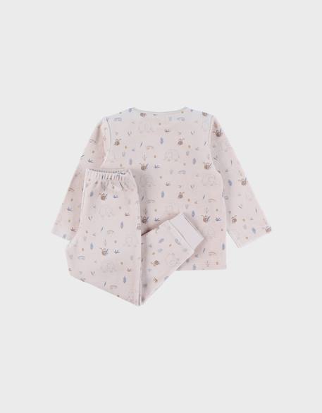 Pyjama 2 pièces en velours avec motif éléphant Pink 4 - vertbaudet enfant 
