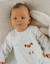 Pyjama bébé en velours avec broderie mouton White 4 - vertbaudet enfant 