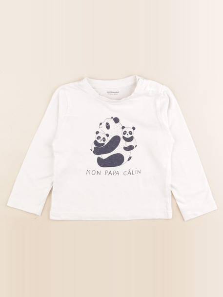 Tee-shirt - 24 mois Blanc 1 - vertbaudet enfant 