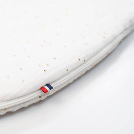 Gigoteuse sans manches en gaze de coton jeanne Beige+Blanc+Blanc à pois or+Bleu+Camel+Écru+Gris+Terracotta+Vert de gris+Vieux rose 9 - vertbaudet enfant 