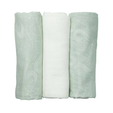 Lot de 3 langes oeko-tex® standard 100 Verde 1 - vertbaudet enfant 