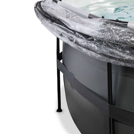 Piscine ronde ø427cm avec pompe filtrante pour jardin Noir 5 - vertbaudet enfant 