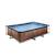 Piscine tubulaire rectangulaire 300x200x65cm avec pompe filtrante Marron 1 - vertbaudet enfant 